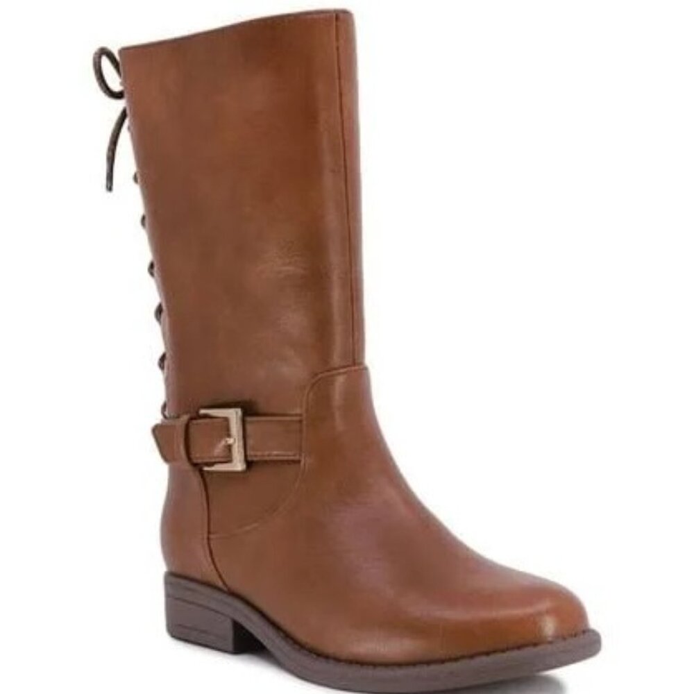 Brand New Girls Brown Riding Boots - Size 3
